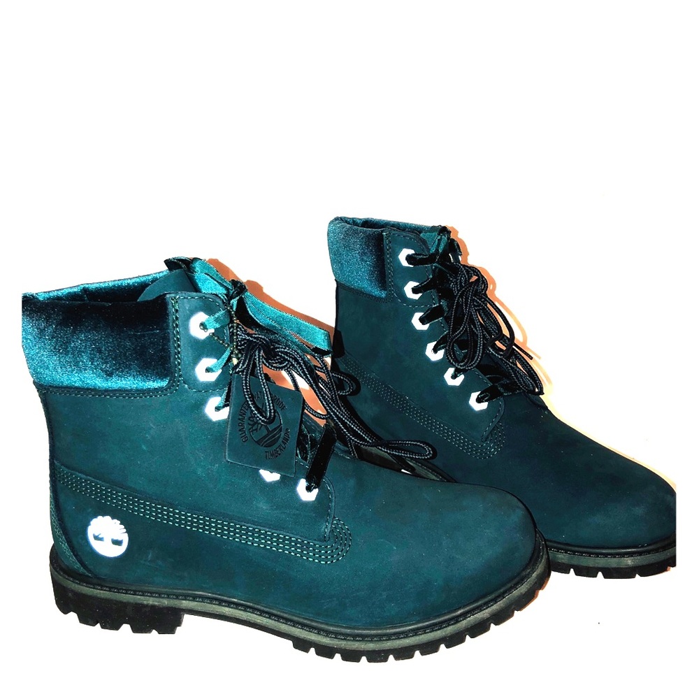Emerald green Timberland Boots